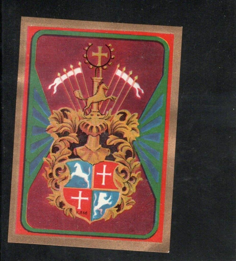 Wapenschild w etiket, Ophalen of Verzenden, Sigarenbandjes