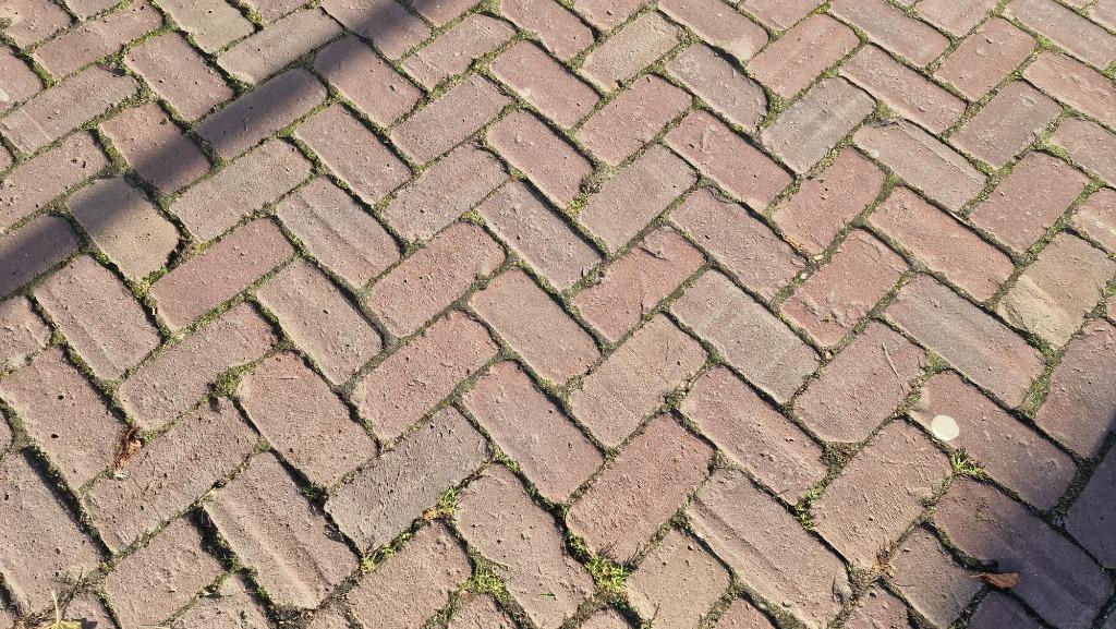Oudhollandse met de handgebakken klinker 10 duimer roodpaars, Ophalen, Overige materialen, Gebruikt, Klinkers