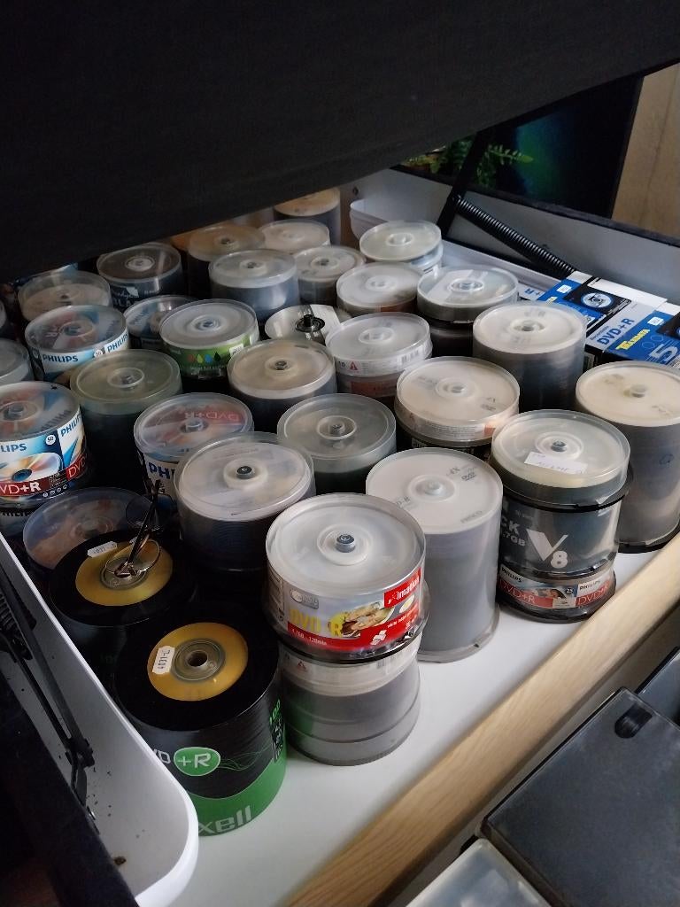 cd-spindels+dvd-spindels grote partij 300,00 euro, Alle leeftijden, Ophalen, Nieuw in verpakking, Boxset