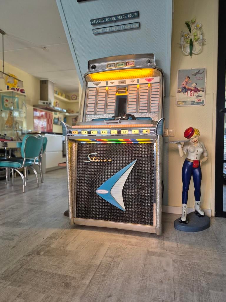 Vintage Rock-Ola Jukebox, Ophalen, Gebruikt
