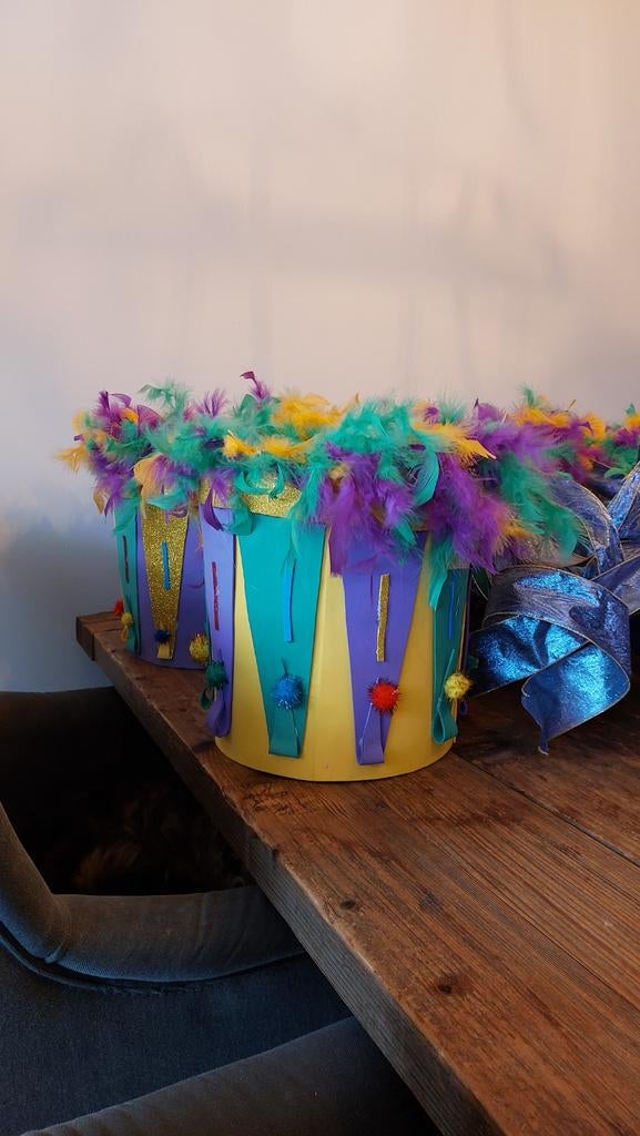 Trommels van foam, Ophalen, Zo goed als nieuw, Carnaval