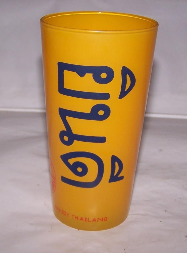 Thaise Fanta glas. Nieuwstaat., Ophalen of Verzenden, Nieuw, Frisdrankglas