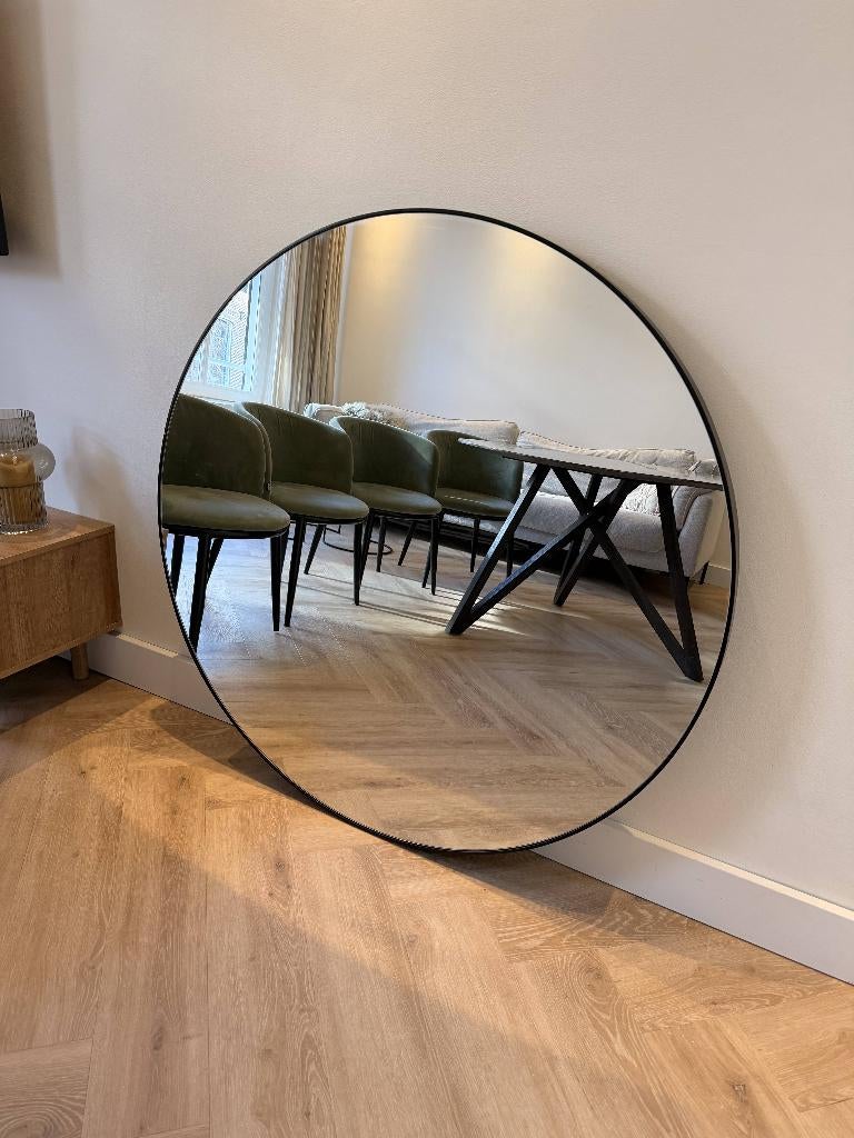 Spiegel Broste Copenhagen, Huis en Inrichting, Woonaccessoires | Spiegels, Zo goed als nieuw, 100 tot 125 cm, 100 tot 150 cm, Rond