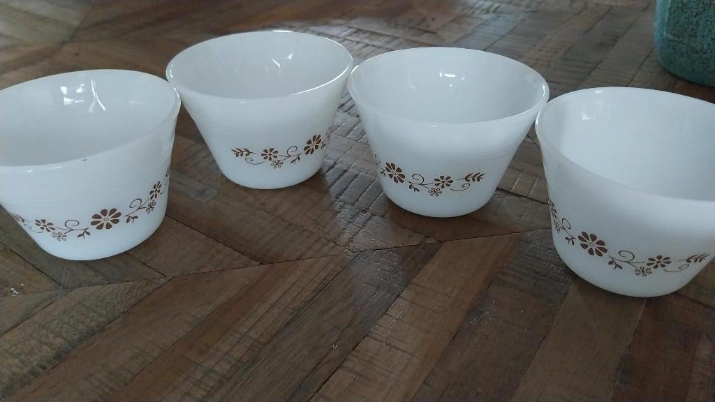Set vintage bakjes Dynaware pry-o-rey., Ophalen of Verzenden, Overige materialen, Overige stijlen, Schaal of Schalen