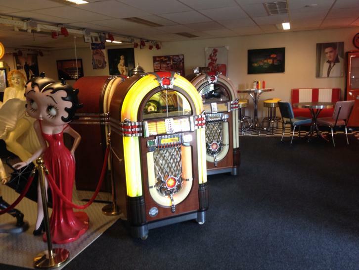 Original Wurlitzer Jukebox verhuur bij Joey's Fifties Rent !, Ophalen of Verzenden, Gebruikt, 1970 tot heden, Wurlitzer