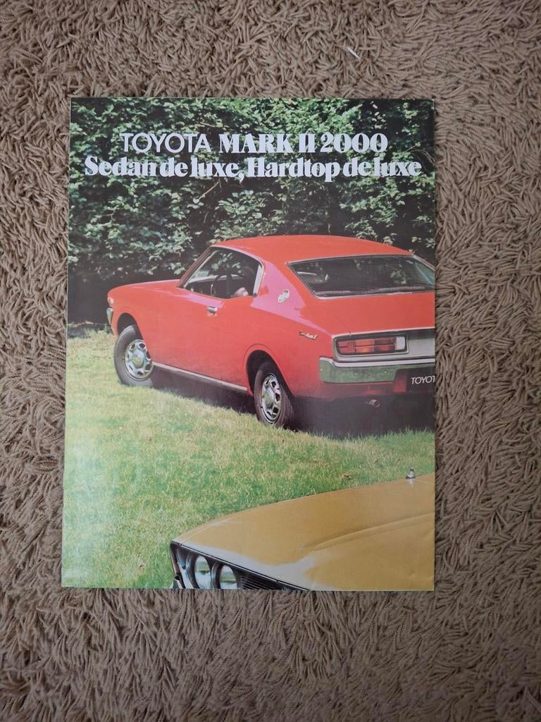 Autofolder Toyota Mark II 2000, Verzenden, Zo goed als nieuw, Toyota