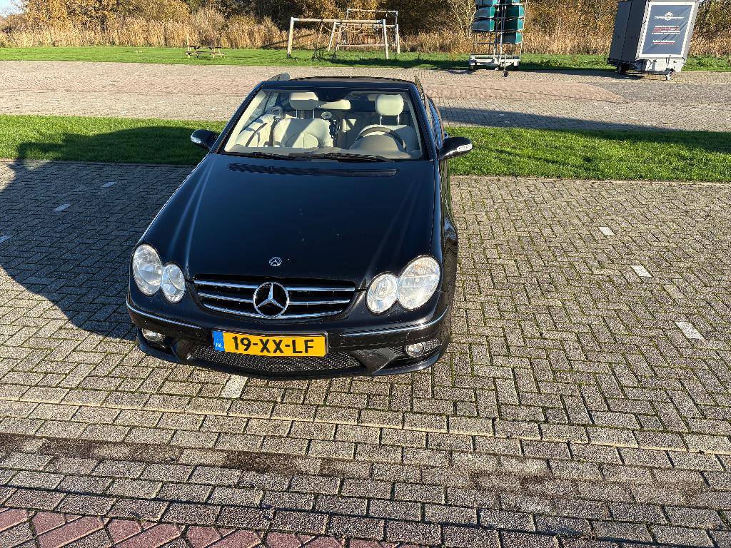 Mercedes CLK 350 Cabrio AMG V6, Keyless, Memory, Nieuw Dak, Auto's, Mercedes-Benz, Automaat, Achterwielaandrijving, Beige, Cabriolet