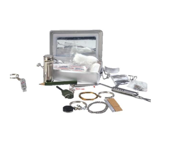 SURVIVAL KIT ALUMINIUM BOX FIRST AID KIT EHBO KIT, Verzenden, Nieuw