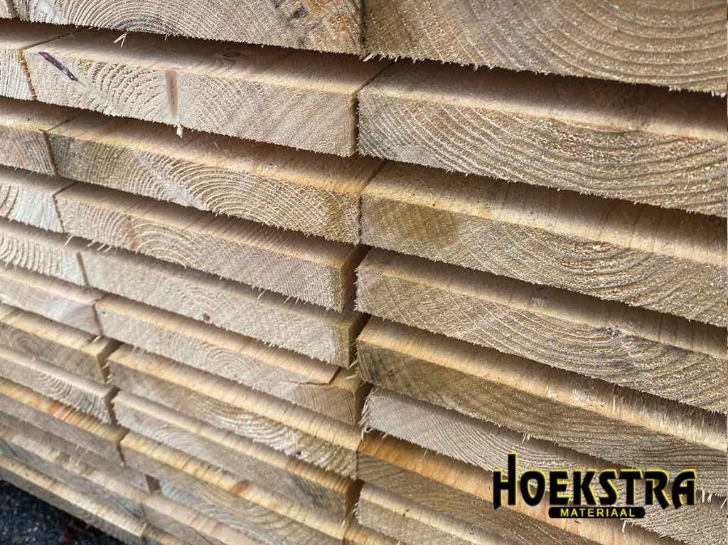 Steigerplank | Steigerhout | 32x200 | 3mtr | 2,00 per meter, Doe-het-zelf en Verbouw, Hout en Planken, Ophalen, 25 tot 50 mm, Nieuw