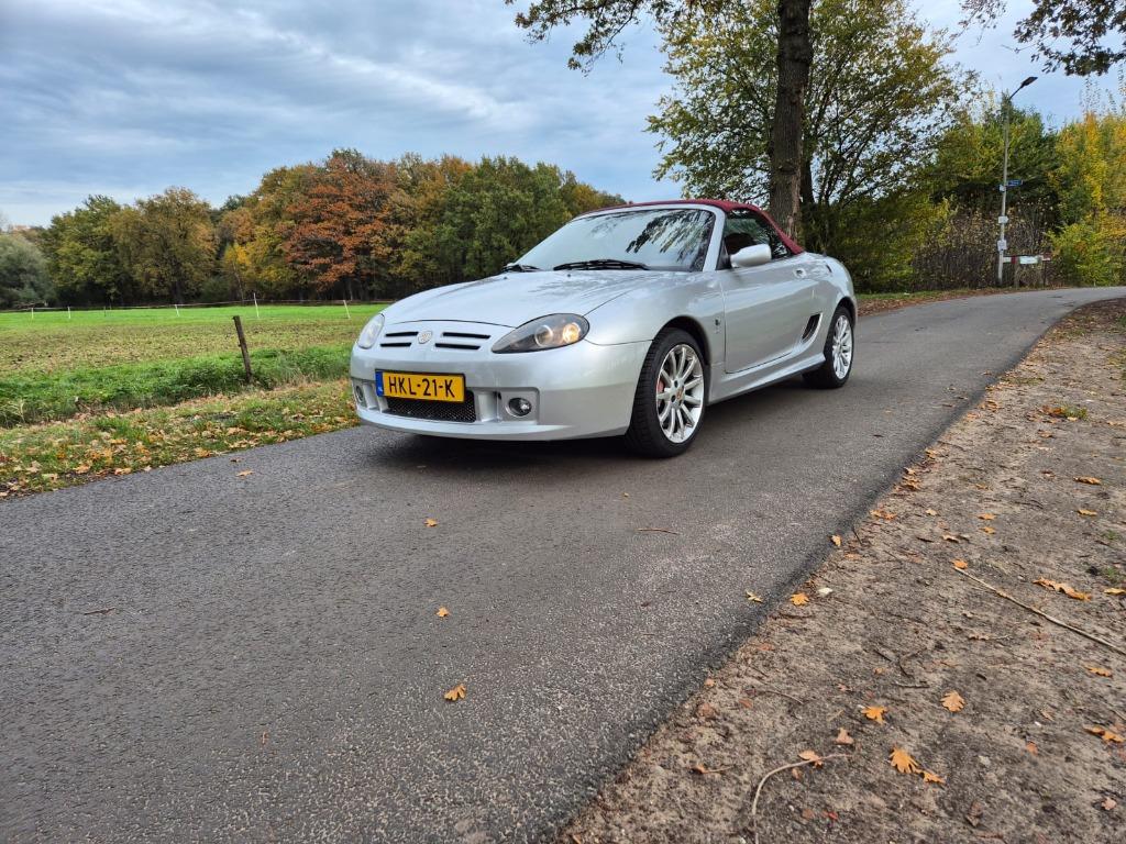 MG TF 1.8 I VVC 160 2003 Grijs, Auto's, MG, 13 km/l, Achterwielaandrijving, 4 cilinders, Cabriolet