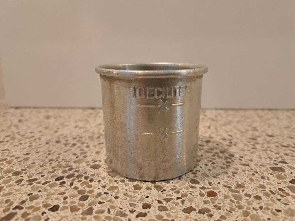 Vintage Zweedse Deciliter Maatbeker - Zonder Handvat, Antiek en Kunst, Ophalen of Verzenden
