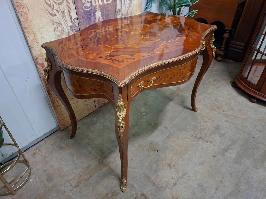 Unieke barok, schrijftafel, bureau, desk, kaptafel, Ophalen of Verzenden