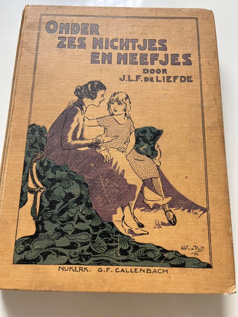 Onder zes nichtjes en neefjes - J.L.F. de Liefde, Boeken, Kinderboeken | Jeugd | onder 10 jaar, Gelezen, Fictie algemeen, Ophalen of Verzenden