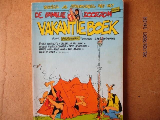 adv0439 de familie doorzon vakantieboek, Eén stripboek, Ophalen, Gelezen