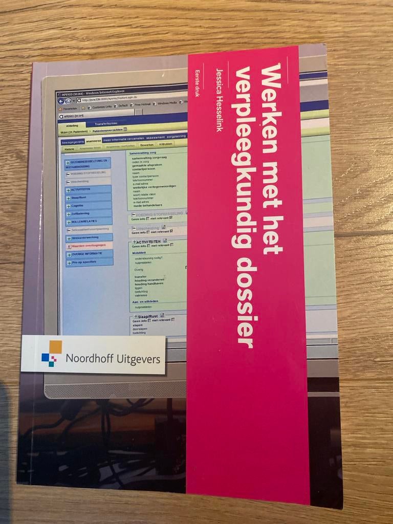 Werken met het verpleegkundig dossier, Ophalen of Verzenden, Alpha, Zo goed als nieuw, MBO