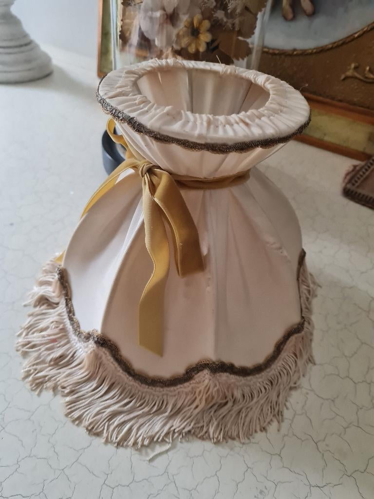 Vintage romantisch lampenkapje, Heikant 21 Kaatsheuvel, Overige kleuren, Ophalen of Verzenden, Zo goed als nieuw