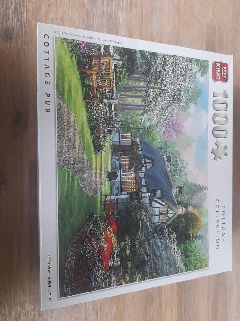 Puzzel Cottage Collection Cottage Pub 1000 stukjes, Ophalen of Verzenden, 500 t/m 1500 stukjes, Zo goed als nieuw, Legpuzzel