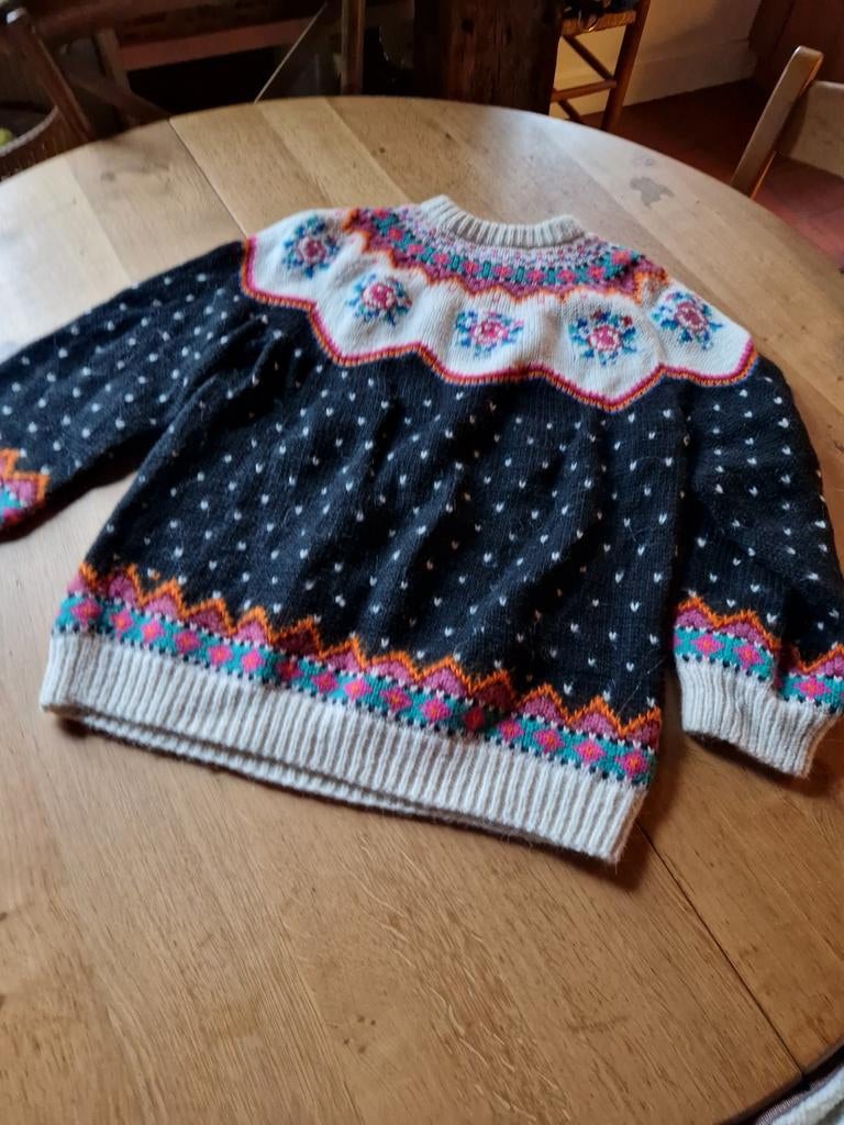 NOORSE WOLLIGE TRUI MAAT 42/44, Ophalen of Verzenden, Zo goed als nieuw, Maat 42/44 (L)