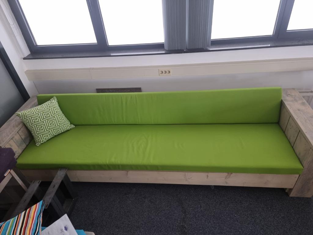 STEIGERHOUT SHOWROOM LEEGVERKOOP TOT WEL 80% KORTING TUINSET, Gebruikt, Steigerhout, Ophalen of Verzenden, Eettafel
