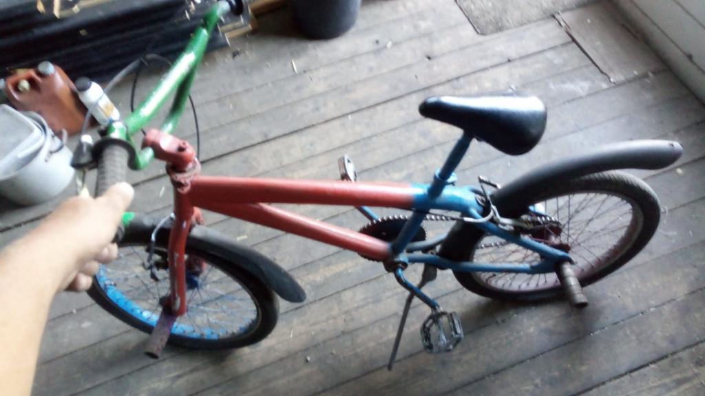 Kleine Kinder Crossfiets BMX, Fietsen en Brommers, Staal, V-brakes, Ophalen of Verzenden, 16 tot 20 inch