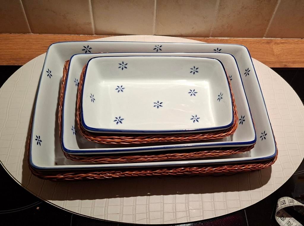 Overschalen vintage 3 delig, Ophalen of Verzenden, Zo goed als nieuw