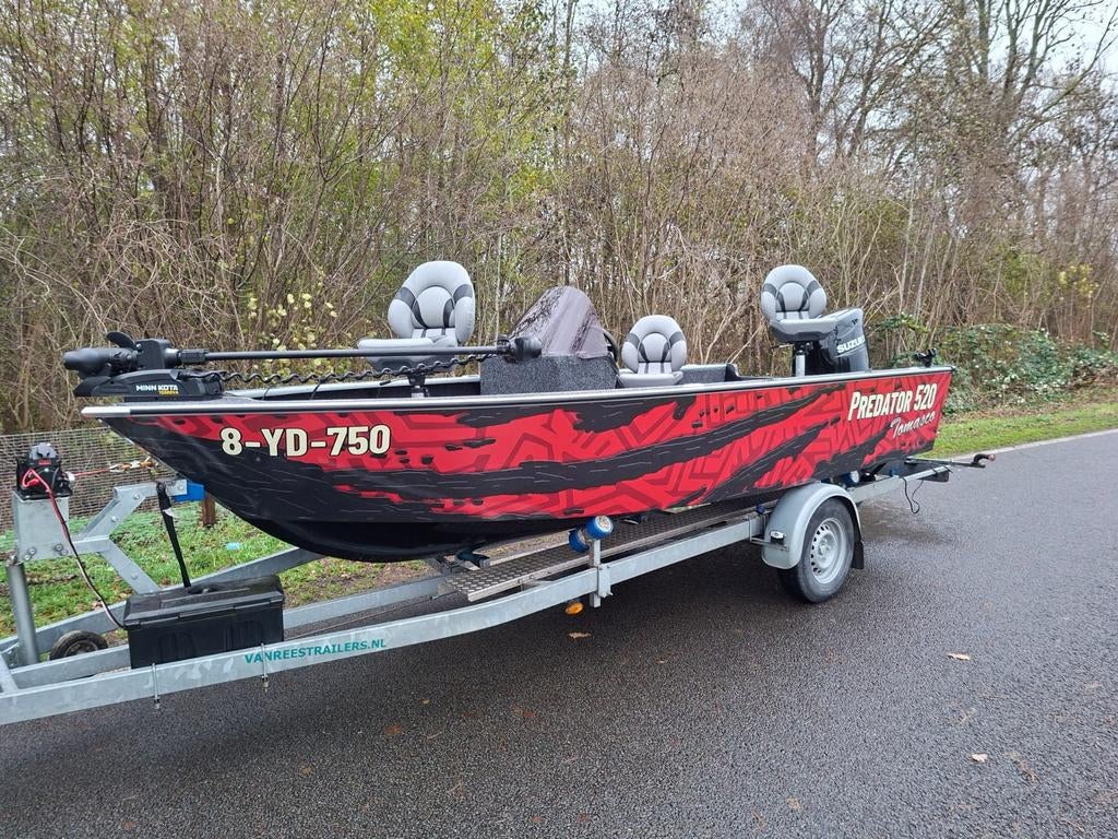 Tomasco/marcraft 520 predator, Ophalen of Verzenden, Zo goed als nieuw