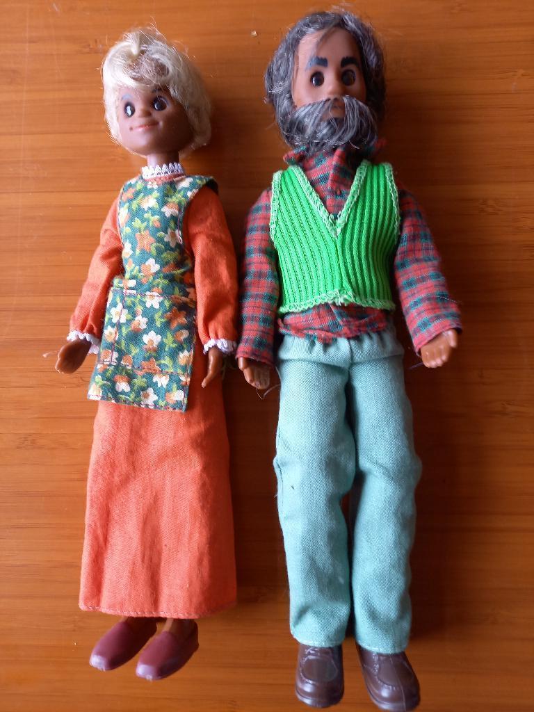 Barbie vintage de Sunshine Family opa en oma, Verzamelen, Poppen, Ophalen of Verzenden, Gebruikt, Pop