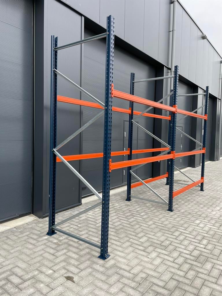 Palletstelling 3 meter Hoog 375 cm lang. 110 cm diep., Ophalen of Verzenden