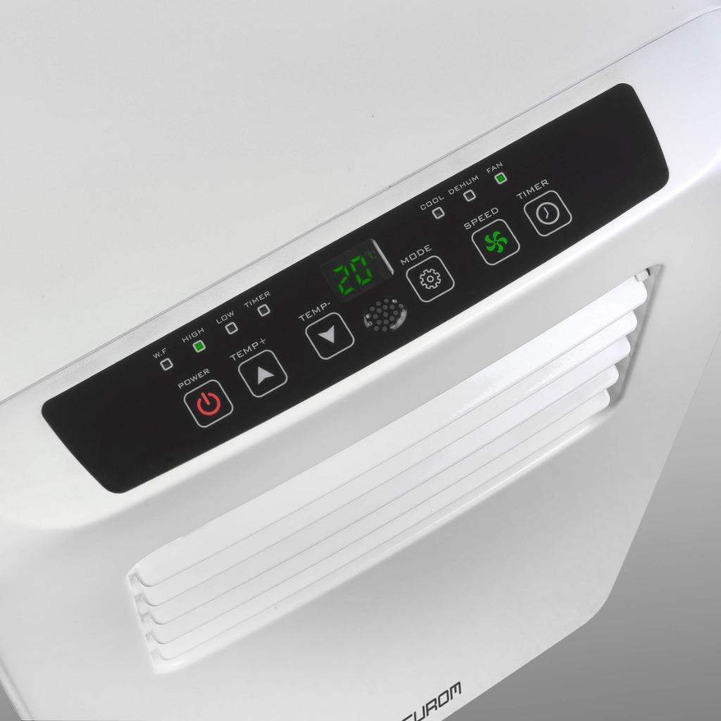 Eurom PAC 9.2 Mobiele Airco incl. afstandsbediening!, Witgoed en Apparatuur, Airco's, 2 snelheden, Timer, Nieuw, Ophalen of Verzenden