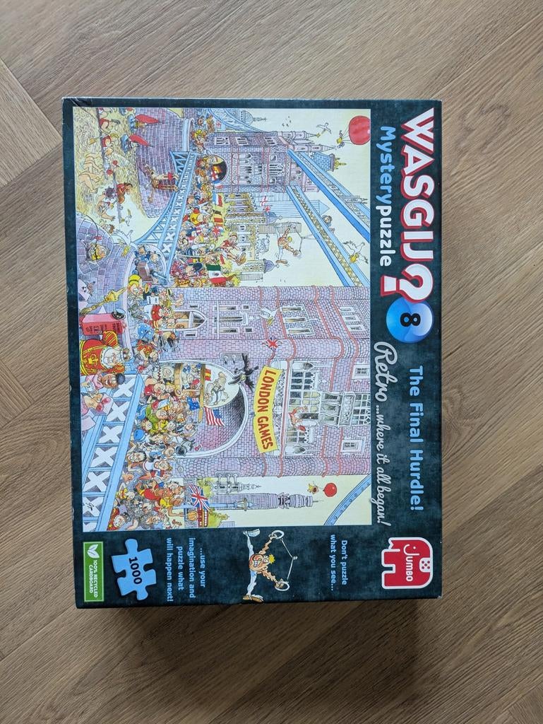 Wasgij puzzel London - the final hurdle, Ophalen, 500 t/m 1500 stukjes, Zo goed als nieuw