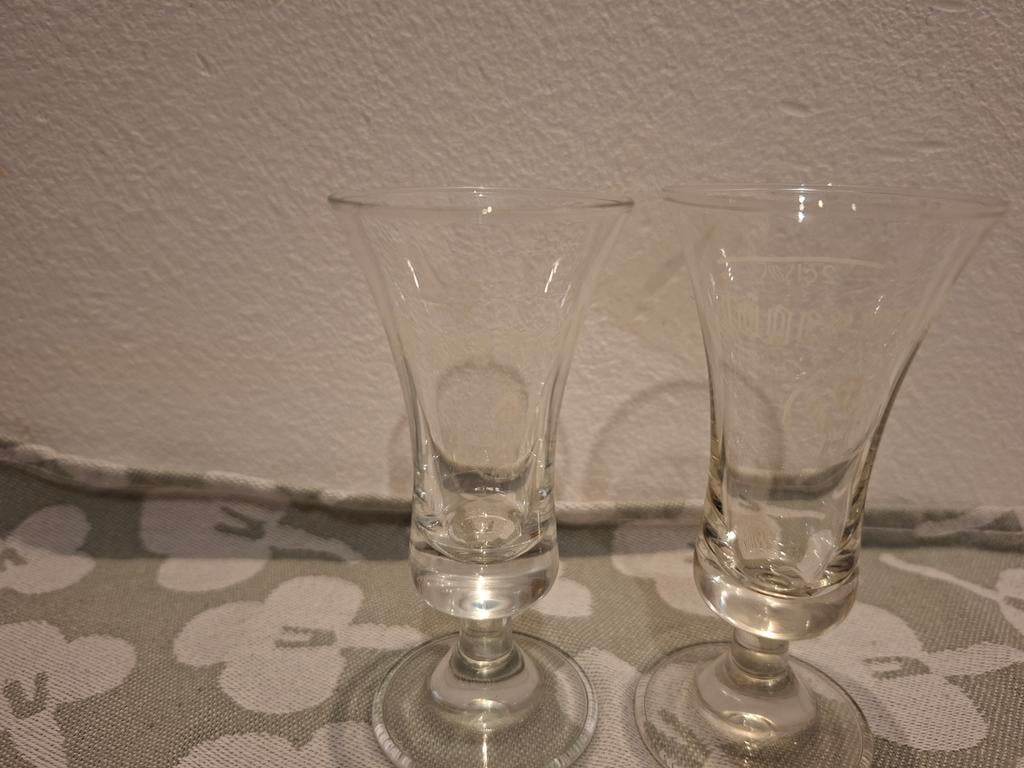 Collectie van 14 diverse borrel en shotglaasjes, Verzamelen, Glas en Borrelglaasjes, Ophalen of Verzenden, Zo goed als nieuw, Borrel- of Shotglas