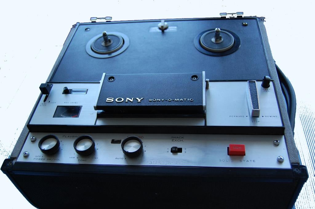 Taperecorder Sony TC 105, Ophalen of Verzenden, Bandrecorder, Met stofkap