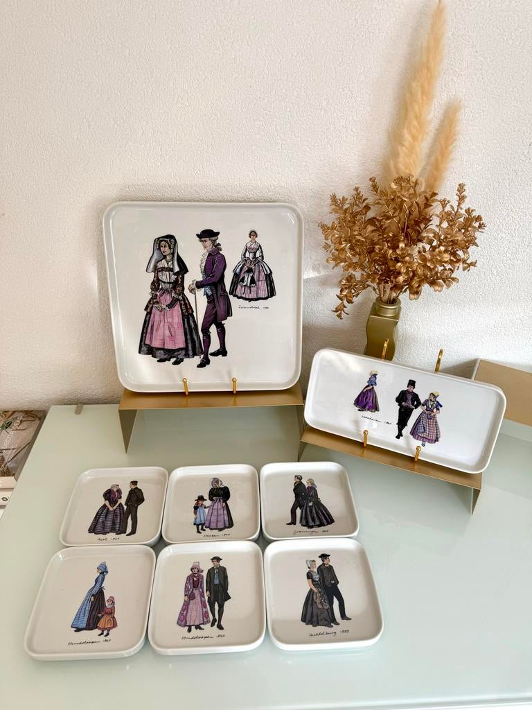 Villeroy & Boch Gebaksset Hollandse Klederdracht, Ophalen of Verzenden