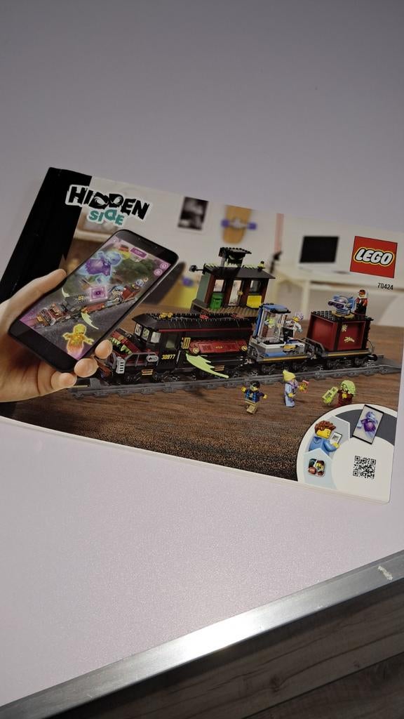 Lego Hidden Side 70424 Spooktrein + extra rails, Ophalen, Zo goed als nieuw, Complete set, Lego