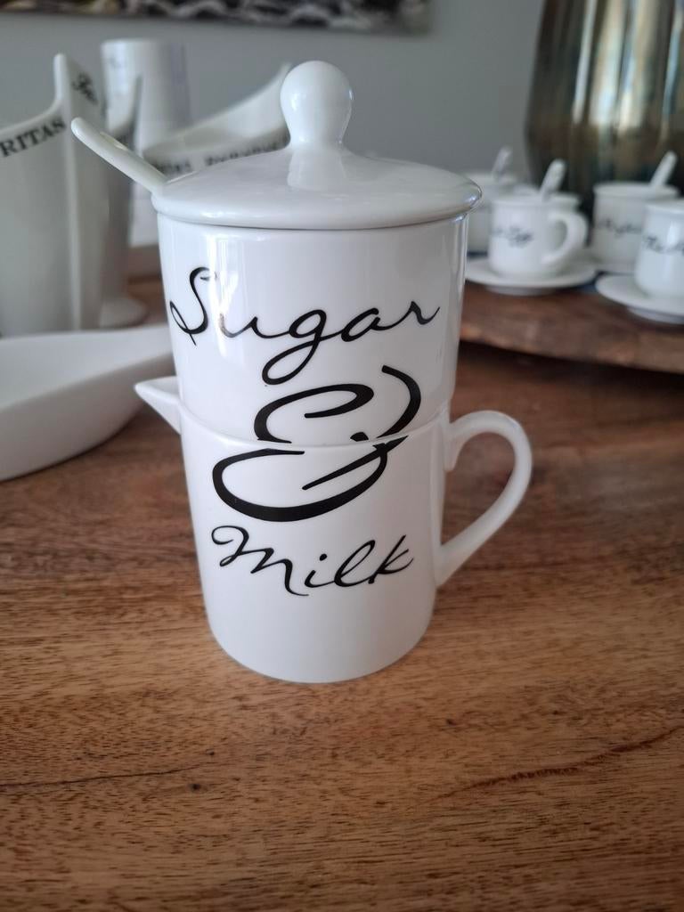 Riviera Maison Suiker & Melk kannetje, Ophalen of Verzenden, Zo goed als nieuw