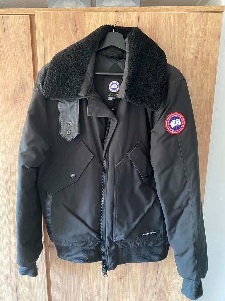 Canada Goose Bromley Bomber - maat M - Zwart, Kleding | Heren, Jassen | Winter, Verzenden, Zo goed als nieuw, Maat 48/50 (M), Zwart