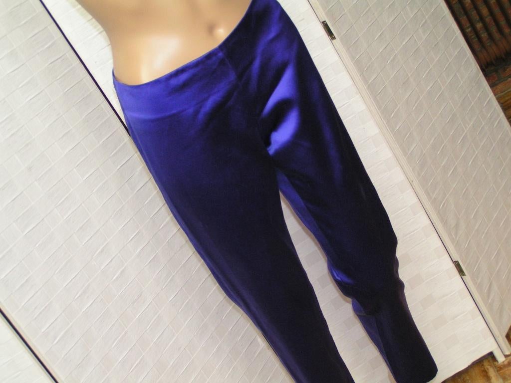 EMILIO PUCCI 7/8 broek,Mt36(ITA 40) ,seide/katoen,al;s nieuw, Kleding | Dames, Emilio pucci, Tweedehands, Blauw, Tweedehands