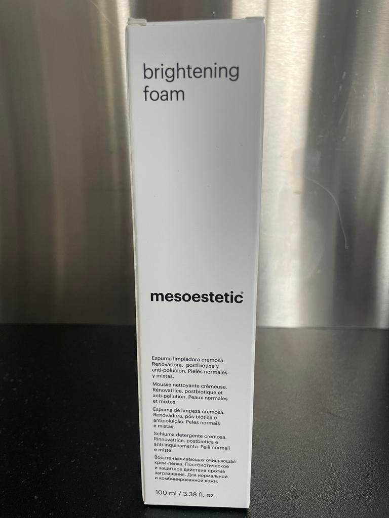 Mesoestetic brightening foam, Sieraden, Tassen en Uiterlijk, Uiterlijk | Gezichtsverzorging, Nieuw, Reiniging, Ophalen of Verzenden