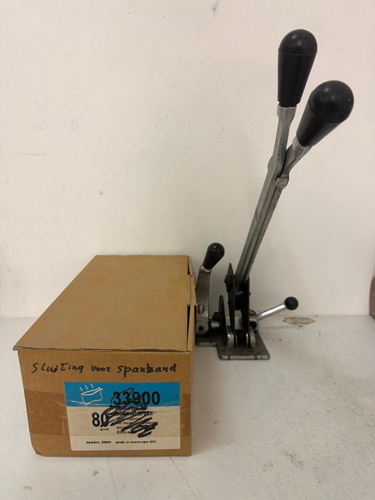 Spanband Sluitmachine met Doos, Ophalen of Verzenden