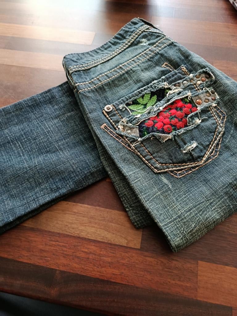 Marit Franc designer jeans maat 40, Blauw, Nieuw, Ophalen of Verzenden, W30 - W32 (confectie 38/40)