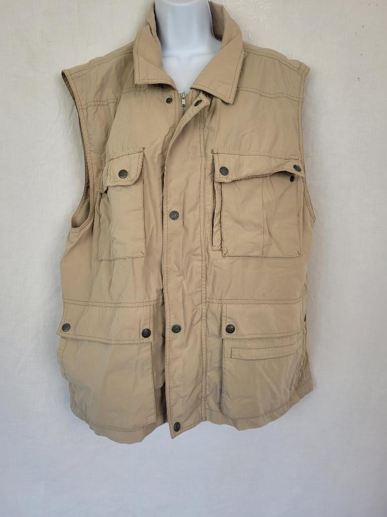 Stoere heren bodywarmer L merk Life Line, Kleding | Heren, Maat 52/54 (L), Bruin, ., Ophalen of Verzenden