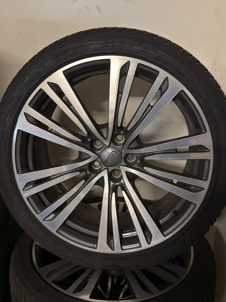 20’ Originele Audi A8/A7 velgen, 245 mm, Banden en Velgen, 20 inch, Winterbanden