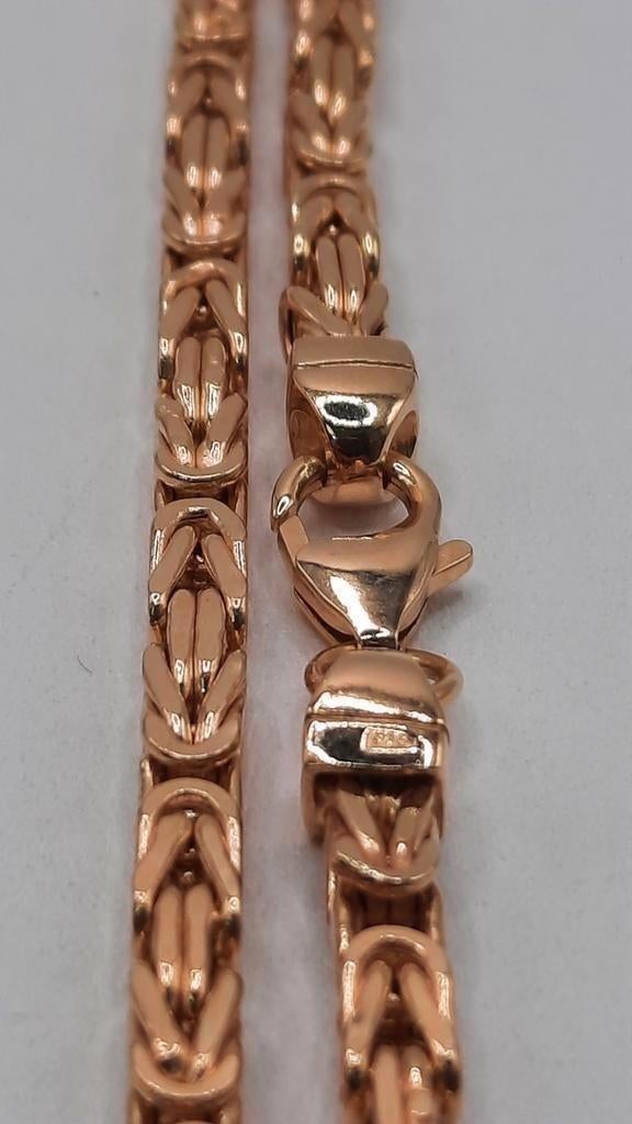 gouden Koningsketting 14kt, Www.bredajuwelier.nl, Nieuw, Ophalen of Verzenden, Www.bredajuwelier.nl