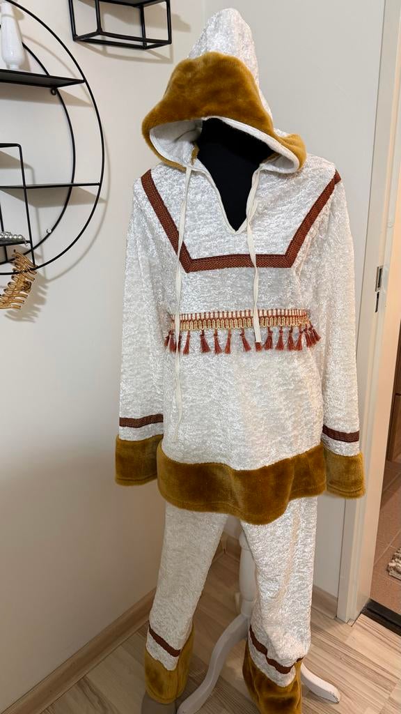 Carnaval Eskimo Pak - Maat S tot L - Zo goed als nieuw, Kleding | Dames, Carnavalskleding en Feestkleding, Zo goed als nieuw, Kleding