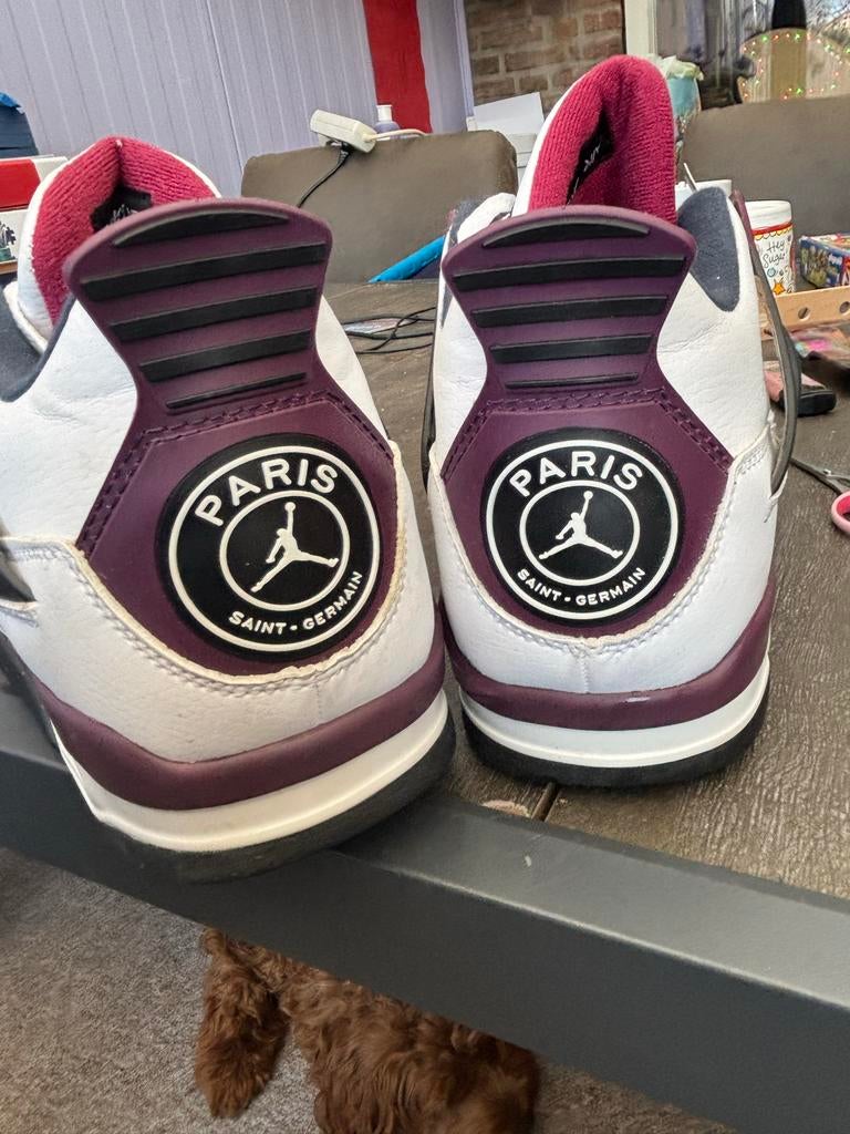 Nike Air Jordan x PSG - Maat 45, Wit, Ophalen of Verzenden, Sneakers of Gympen, Zo goed als nieuw