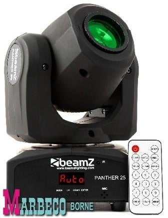 Moving Head LED Spot Panther 25, DMX, afstandsbediening, Muziek en Instrumenten, Licht en Laser, Nieuw, Licht, Geluidgestuurd