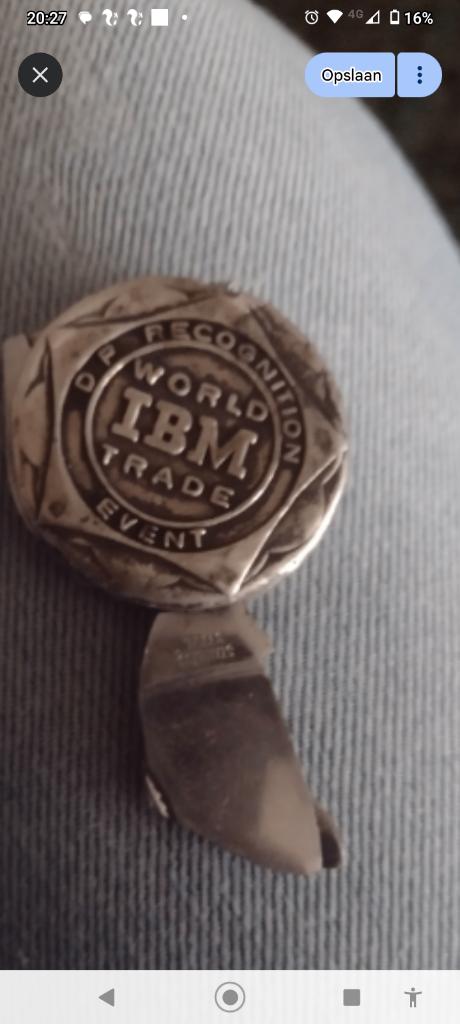 IBM World Trade Recognition Event herdenkingsmunt of penning, Ophalen of Verzenden, Gebruikt