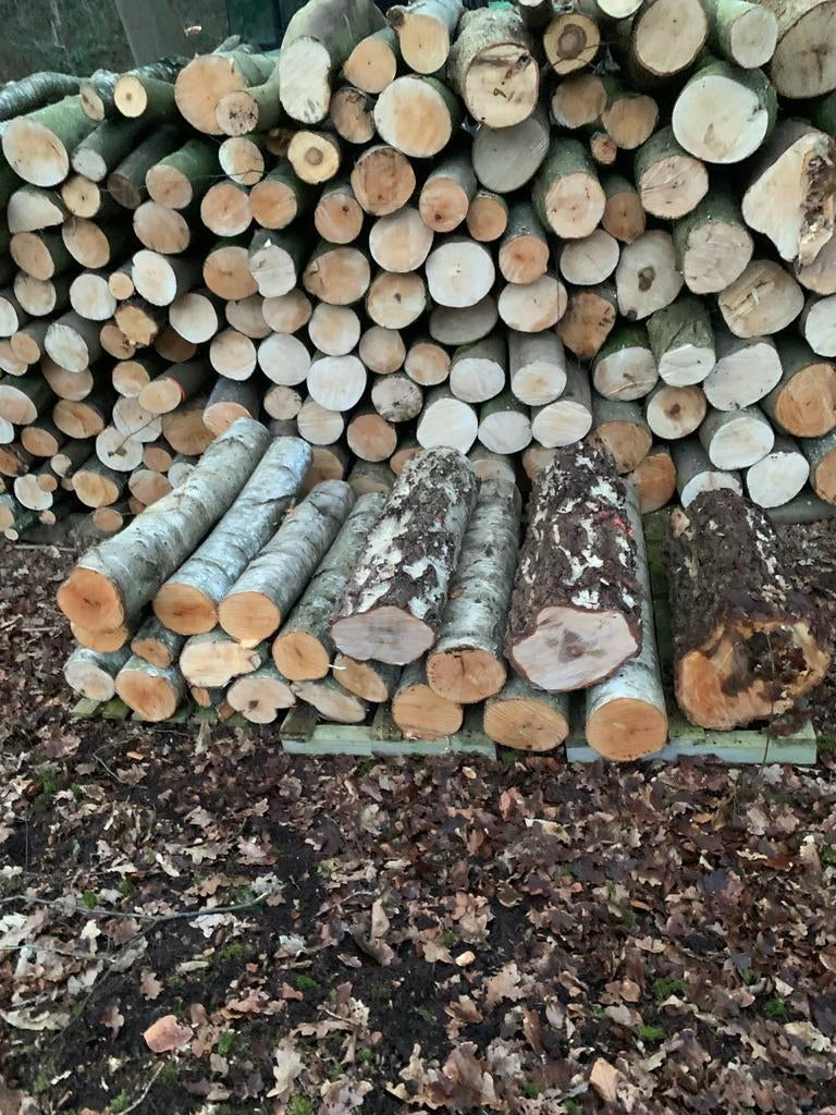 Berkenhout per m3 - Ook andere houtsoorten!, Minder dan 3 m³, Ophalen, Berkenhout, Blokken