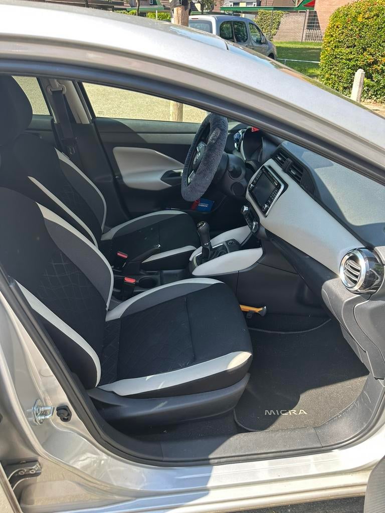 Nissan Micra 0.9 Ig-t 90pk 2018 Grijs, Auto's, 898 cc, Stof, 525 kg, 23 km/l