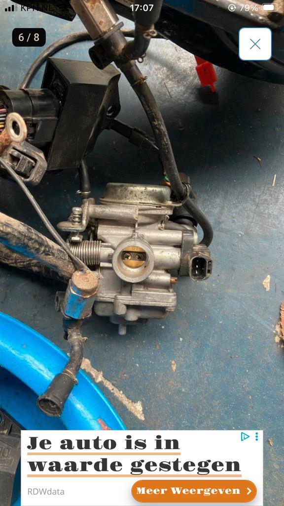 Carburateur origineel sym euro 4 orbit fiddle xpro, Fietsen en Brommers, Brommeronderdelen | Scooters, Ophalen of Verzenden, Zo goed als nieuw